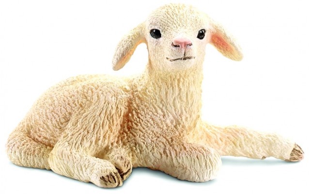 Фигурка Schleich Ягненок лежащий Шляйх (13745)
