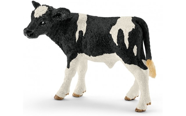 Фигурка Schleich Теленок черно-пестрой породы (13798)