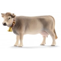 Фигурка Schleich Бурая швицкая корова (13874)