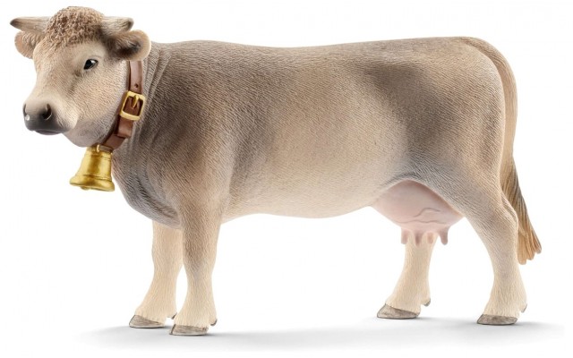 Фигурка Schleich Бурая швицкая корова (13874)