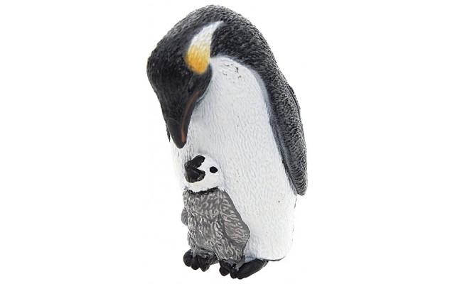 Фигурка Schleich птица Императорский пингвин с пингвиненком Шляйх (14632)