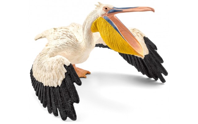 Фігурка Schleich Пелікан з відкритим дзьобом Шляйх (14752)
