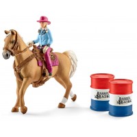 Фигурки Schleich всадница-ковбой на лошади (41417)