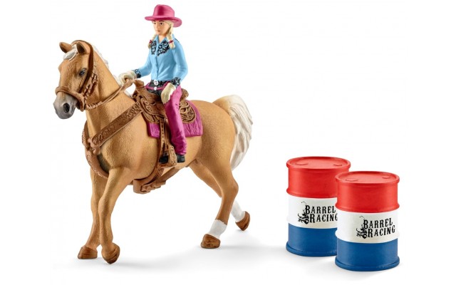 Фигурки Schleich всадница-ковбой на лошади (41417)