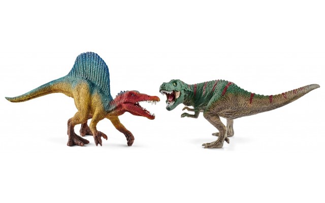 Фигурки Schleich динозавры Спинозавр и тираннозавр Шляйх (41455)