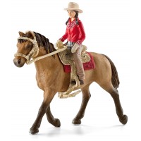 Фігурки Schleich вершниця Western з конем (42112)