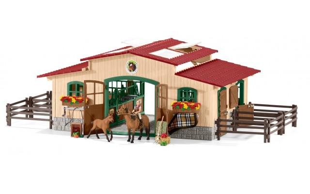 Ігровий набір Schleich стайня коричнева Шляйх (42195)
