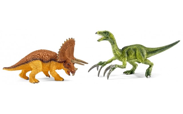 Фигурки Schleich динозавры Трицератопс и теризинозавр Шляйх (42217)