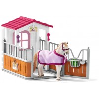 Игровой набор Schleich Лузитанская лошадь в стойле (42368)