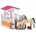 Ігровий набір Schleich стійло з Арабськими кіньми та грумером (42369) title=