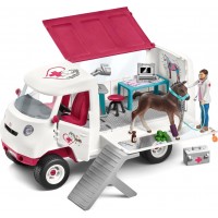 Игровой набор Schleich Девушка-ветеринар в фургоне (42370)