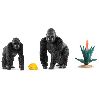 Фигурки Schleich гориллы в поисках пищи (42382)
