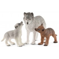 Набір Schleich Вовчиця з вовченятами (42472)