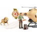 Набір Schleich Вертоліт для порятунку тварин (42476) title=
