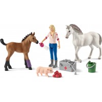 Набор Schleich ветеринар с лошадьми (42486)