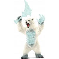 Фигурка Schleich Медведь снежной бури с оружием (42510)