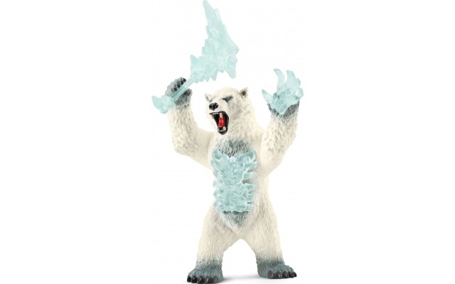 Фигурка Schleich Медведь снежной бури с оружием (42510)