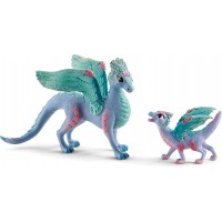 Набор фигурок Schleich Bayala Цветочный дракон с дракончиком (70592)