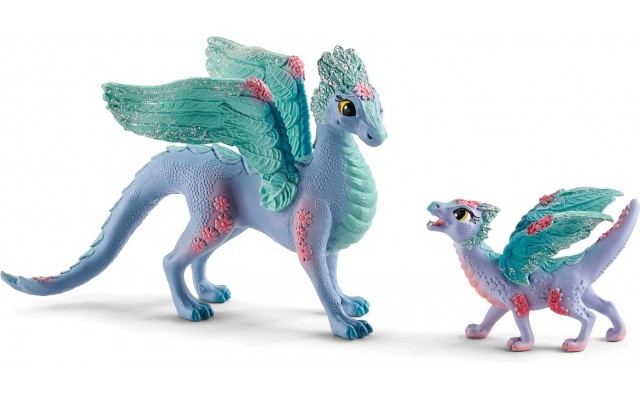 Набор фигурок Schleich Bayala Цветочный дракон с дракончиком (70592)