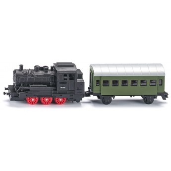Игрушка Siku паровоз с вагоном (1657)