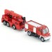 Игрушка Siku пожарная машина Unimog и автокран (1661) title=