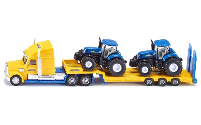 Игрушка Siku тягач с тракторами New Holland (1805)