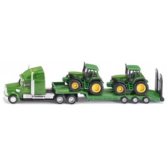 Игрушка Siku тягач с тракторами John Deere (1837)