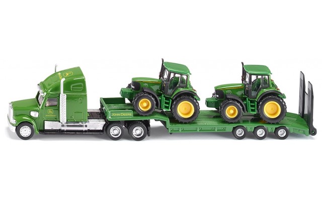 Іграшка Siku тягач з тракторами John Deere (1837)
