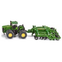 Модель Siku трактор John Deere 9630 с плугом (1856)