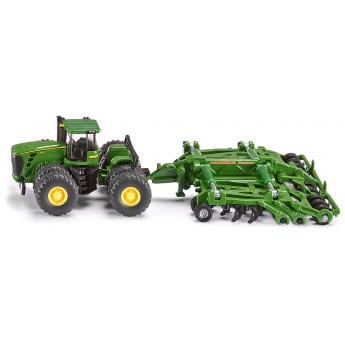 Модель Siku трактор John Deere 9630 с плугом (1856)