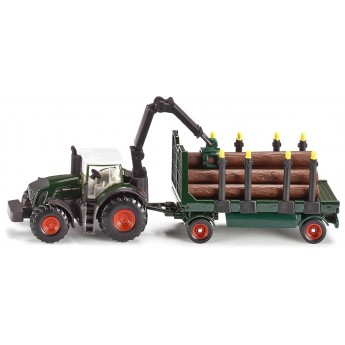 Модель Siku трактор с прицепом и бревнами Fendt 939 (1861)