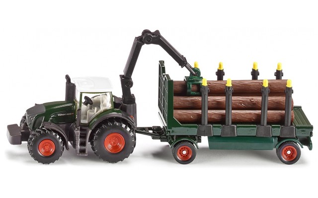 Модель Siku трактор с прицепом и бревнами Fendt 939 (1861)