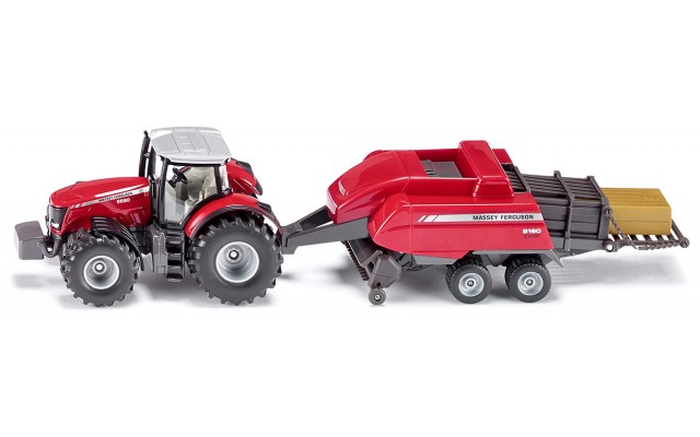 Модель Siku трактор Massey-Ferguson с пресс-подборщиком (1951)