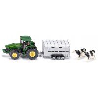 Модель Siku трактор John Deere с прицепом для животных (1956)