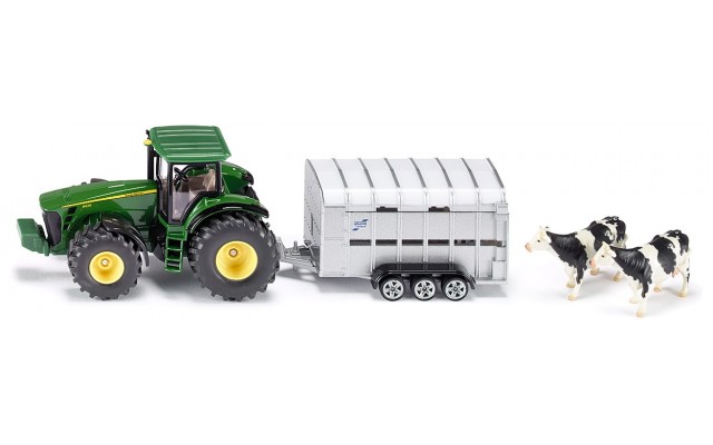 Модель Siku трактор John Deere с прицепом для животных (1956)