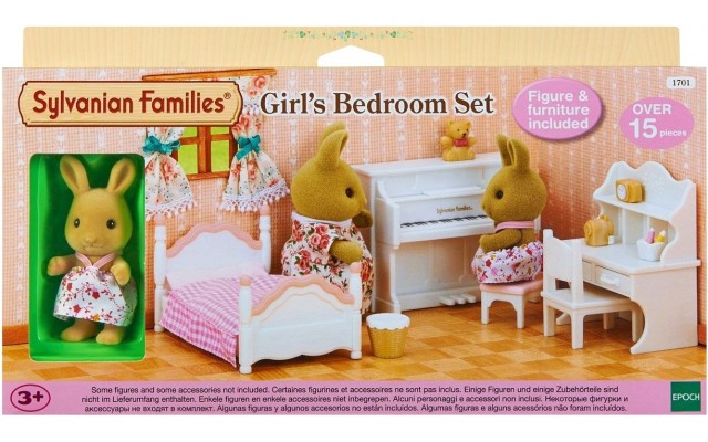 Ігровий набір Sylvanian Families Спальня для дівчинки і Сестра Кролик (1701)