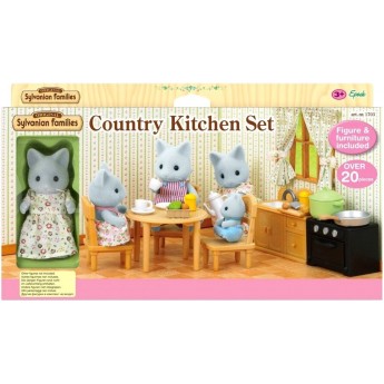 Ігровий набір Sylvanian Families Кухня і Мама котика (1703)