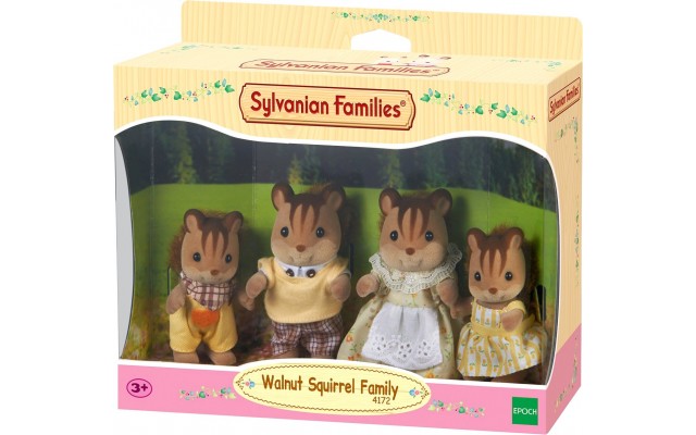 Набор фигурок Sylvanian Families Семья Ореховых Белок (4172)