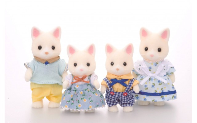 Набір фігурок Sylvanian Families Сім'я Шовкових Котов (4175)