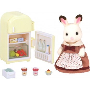 Игровой набор Sylvanian Families Мама Шоколадного Кролика возле холодильника (5014)