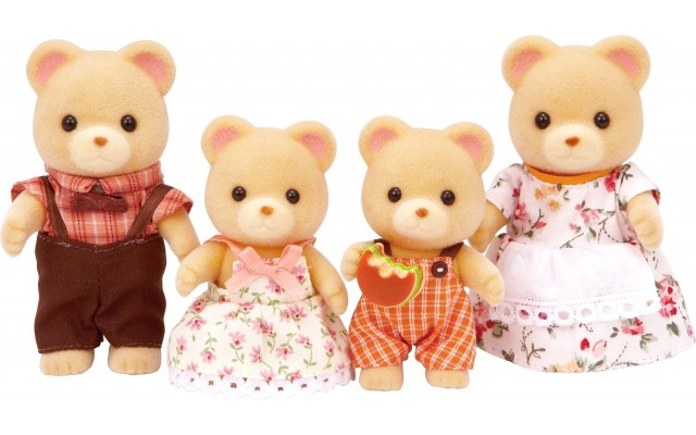 Набір фігурок Sylvanian Families Сім'я бежевих Ведмедів (5059)