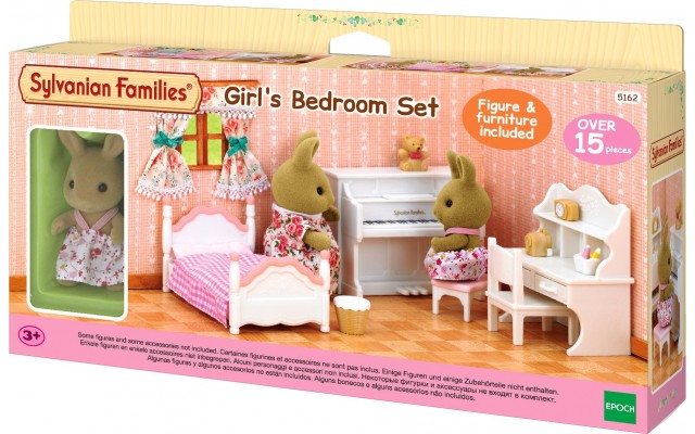 Игровой набор Sylvanian Families Спальня с фигуркой Сестры Кролика (5162)