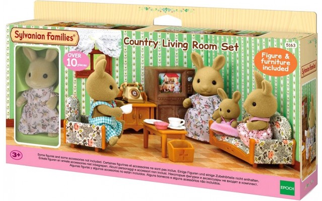Игровой набор Sylvanian Families Гостиная и Мама Кролика (5163)