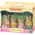 Набор фигурок Sylvanian Families Семья Полосатых Котов (5180) title=