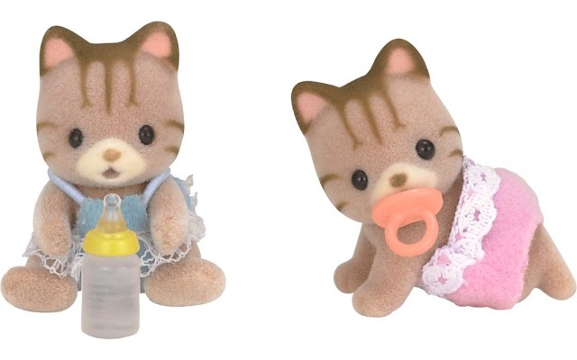 Фигурки Sylvanian Families Полосатые Котята-двойняшки (5188)