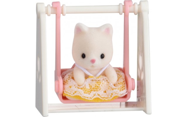 Фигурка Sylvanian Families Малыш котенок в сундучке (5201)