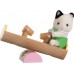 Фигурка Sylvanian Families Котенок на качеле в пластиковом сундучке (5205) title=