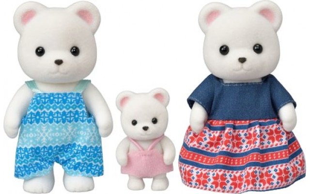 Набір фігурок Sylvanian Families Сім'я Білих Ведмедів (5396)