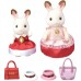 Фигурки Sylvanian Families Шоколадные кролики в нарядной одежде (6001) title=